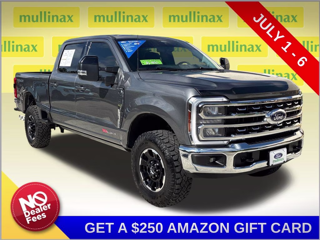 2025 Gray Metallic Ford Super Duty F-250 SRW Lariat 4X4 Truck