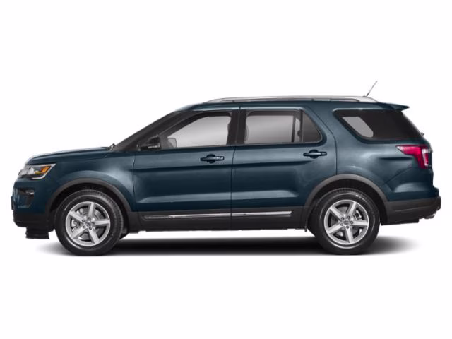 2018 Blue Ford Explorer Platinum 4X4 SUV