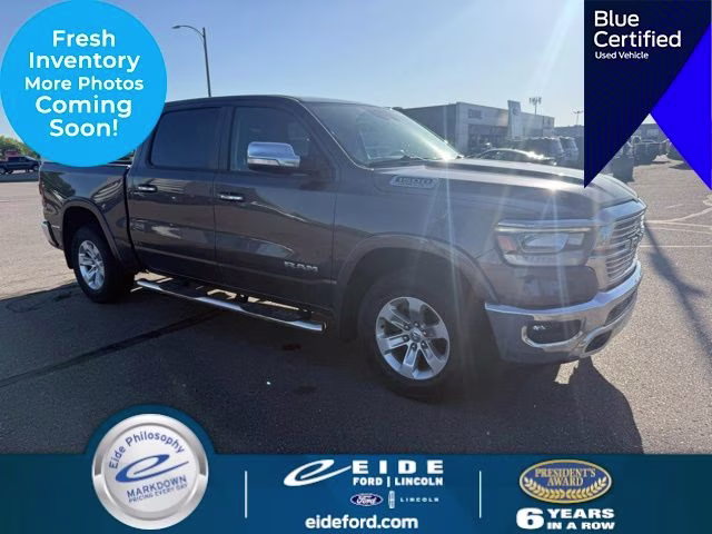 2021 Granite Crystal Metallic Clearcoat Ram 1500 Laramie 4X4 Truck
