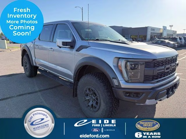 2022 Iconic Silver Metallic Ford F-150 Raptor 4X4 Truck
