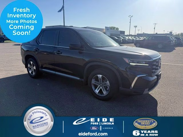 2025 Crystal Black Pearl Honda Pilot EX-L AWD SUV