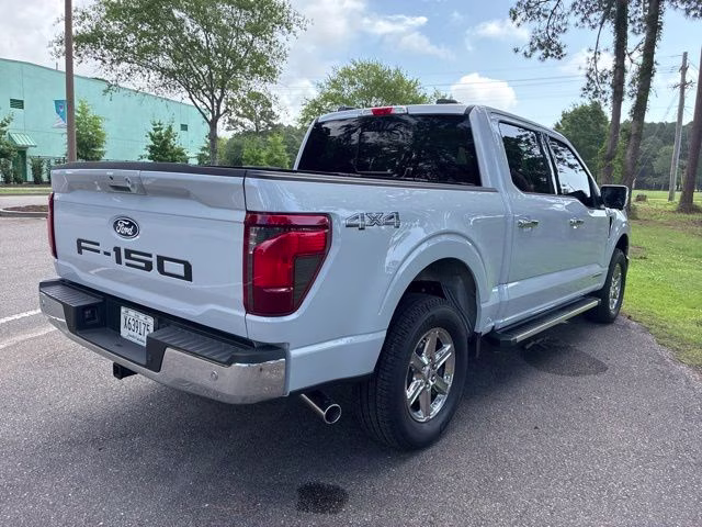 2025 White Metallic Ford F-150 XLT 4X4 Truck