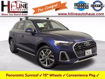 2023 Navarra Blue Metallic Audi Q5 45 S line Premium SUV