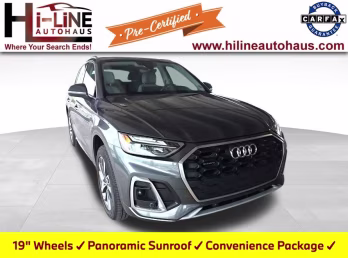 2023 Daytona Gray Pearl Audi Q5 45 S line Premium AWD SUV