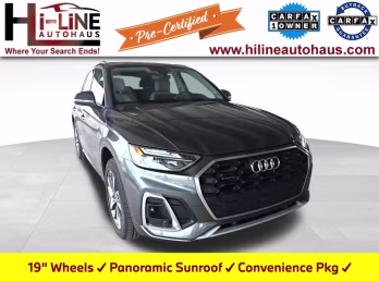 2023 Daytona Gray Pearl Audi Q5 45 S line Premium AWD SUV