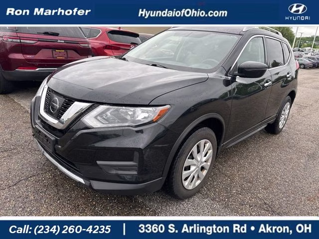 2017 Black Nissan Rogue S AWD SUV