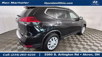 2017 Black Nissan Rogue S AWD SUV
