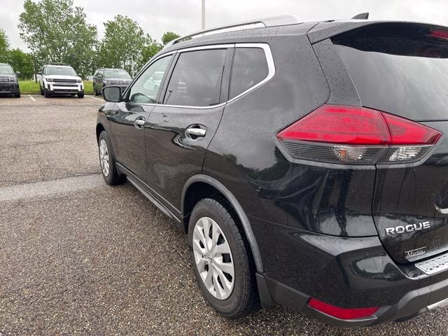 2017 Black Nissan Rogue S AWD SUV