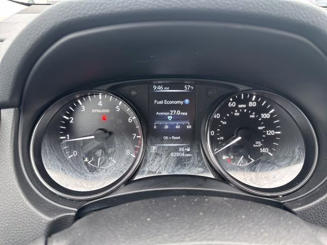 2017 Black Nissan Rogue S AWD SUV