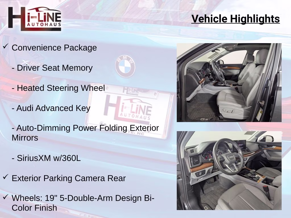 2023 Daytona Gray Pearl Audi Q5 45 S line Premium AWD SUV
