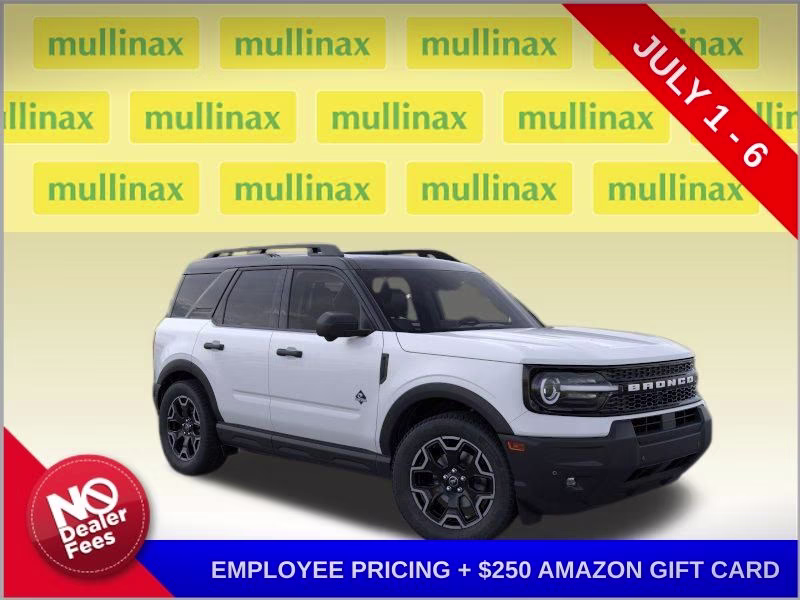 2026 Space White Metallic Ford Bronco Sport Outer Banks 4X4 SUV