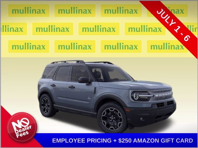 2026 Azure Gray Metallic Tri-Coat Ford Bronco Sport Outer Banks 4X4 SUV