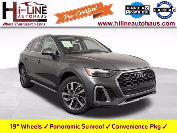 2023 Daytona Gray Pearl Audi Q5 45 S line Premium AWD SUV