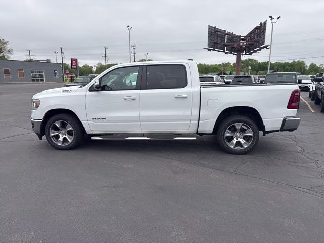 2023 Bright White Clearcoat Ram 1500 Laramie 4X4 Truck