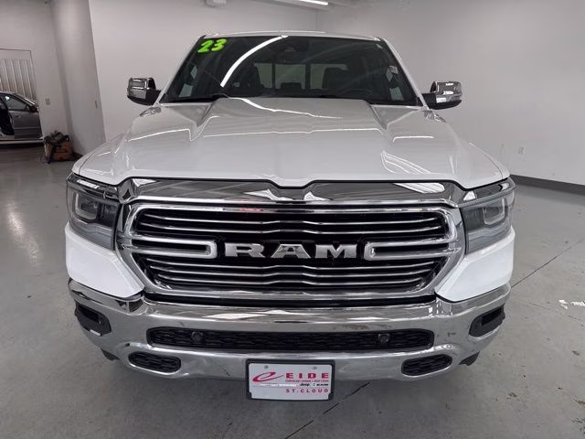 2023 Bright White Clearcoat Ram 1500 Laramie 4X4 Truck
