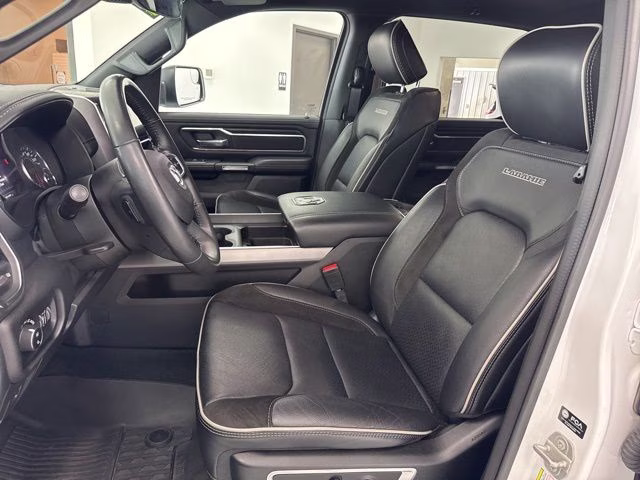 2023 Bright White Clearcoat Ram 1500 Laramie 4X4 Truck