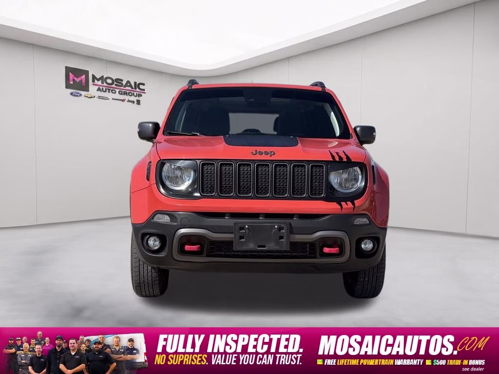 2021 Omaha Orange Clearcoat Jeep Renegade Trailhawk 4X4 SUV