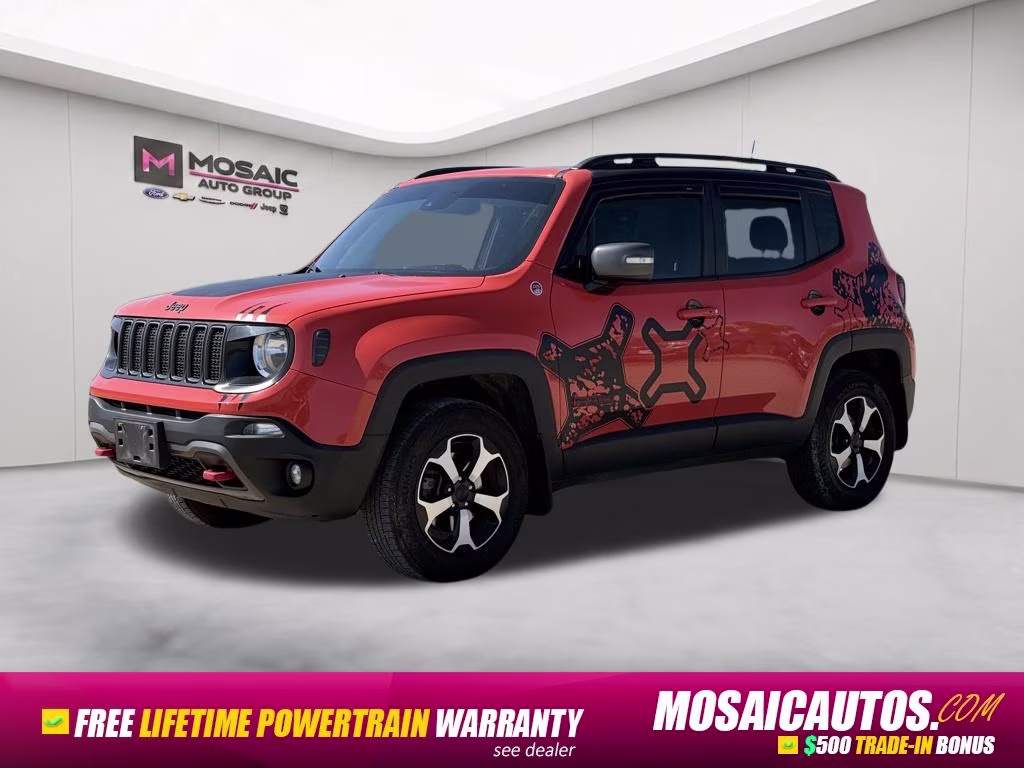 2021 Omaha Orange Clearcoat Jeep Renegade Trailhawk 4X4 SUV
