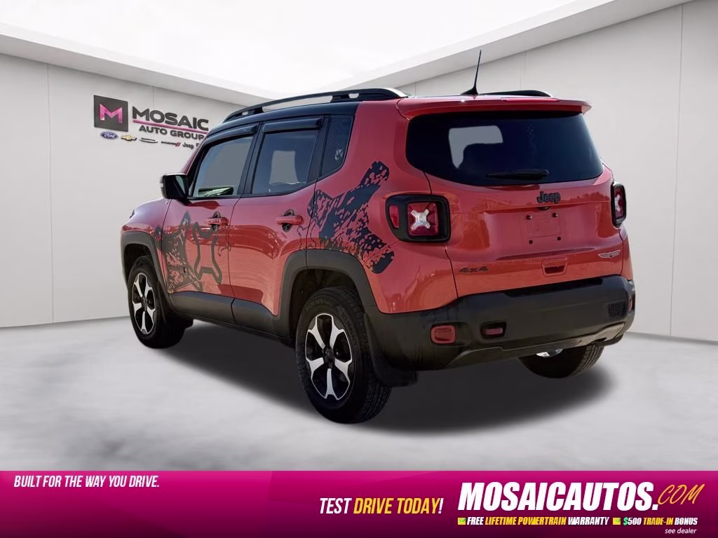 2021 Omaha Orange Clearcoat Jeep Renegade Trailhawk 4X4 SUV