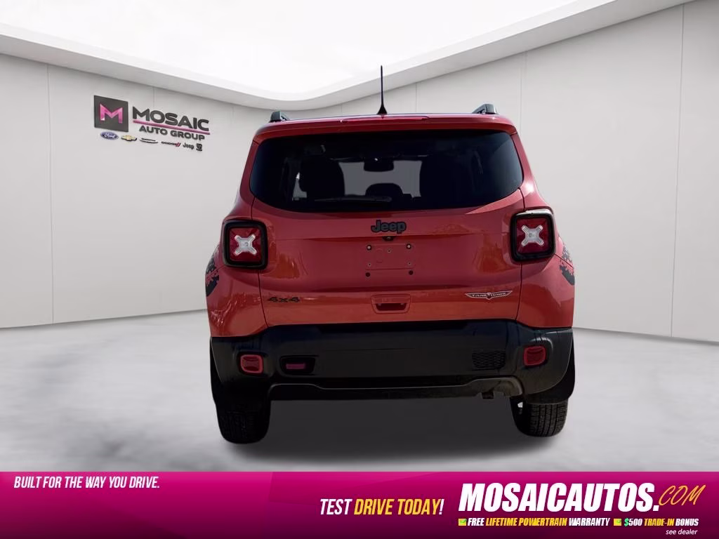 2021 Omaha Orange Clearcoat Jeep Renegade Trailhawk 4X4 SUV