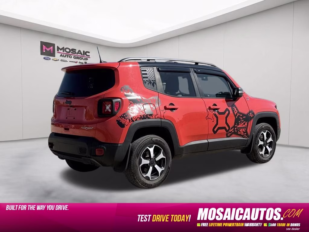 2021 Omaha Orange Clearcoat Jeep Renegade Trailhawk 4X4 SUV