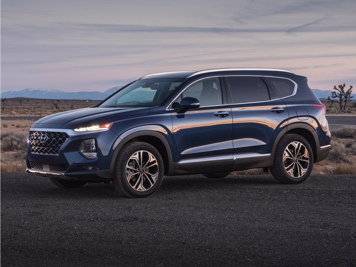 2020 Calypso Red Hyundai Santa Fe SEL FWD SUV