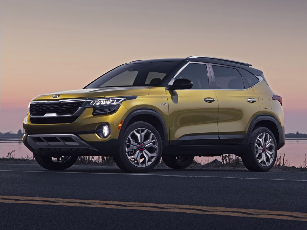 2021 Steel Gray Kia Seltos LX AWD SUV