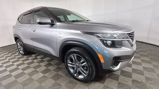2021 Steel Gray Kia Seltos LX AWD SUV