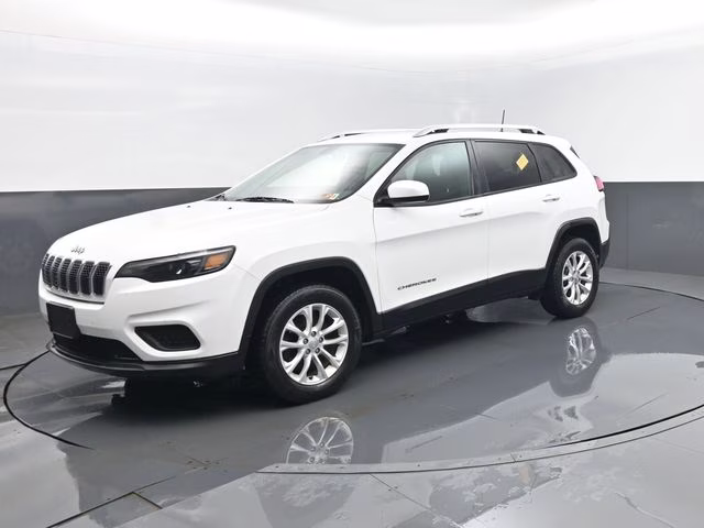 2020 Bright White Clearcoat Jeep Cherokee Latitude 4X4 SUV