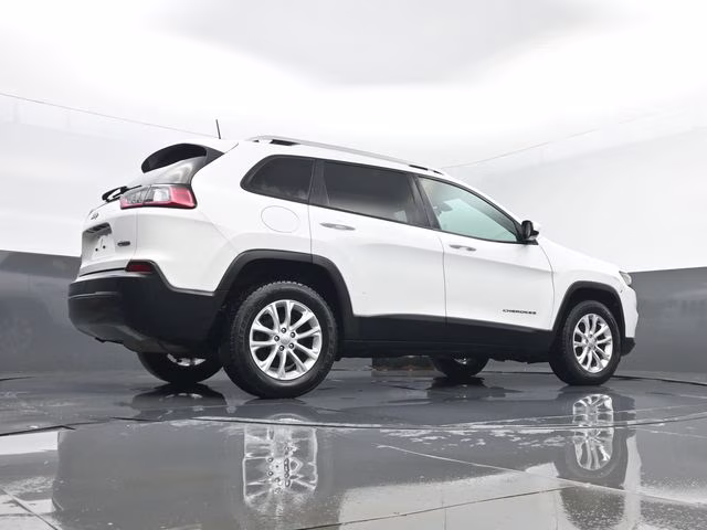 2020 Bright White Clearcoat Jeep Cherokee Latitude 4X4 SUV