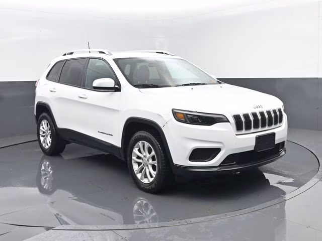 2020 Bright White Clearcoat Jeep Cherokee Latitude 4X4 SUV