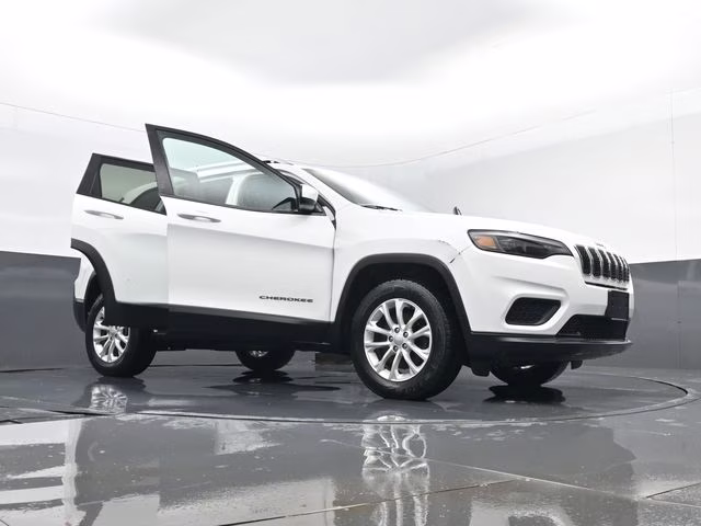 2020 Bright White Clearcoat Jeep Cherokee Latitude 4X4 SUV