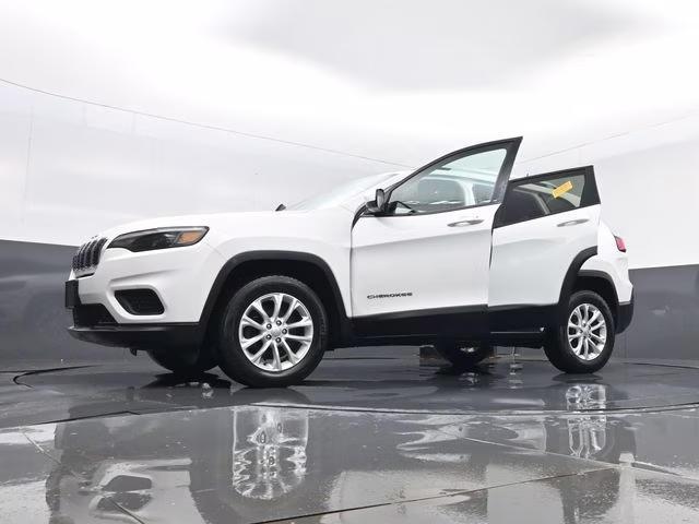 2020 Bright White Clearcoat Jeep Cherokee Latitude 4X4 SUV