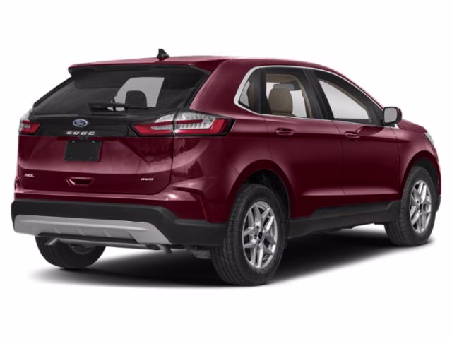2024 Burgundy Ford Edge SEL AWD SUV