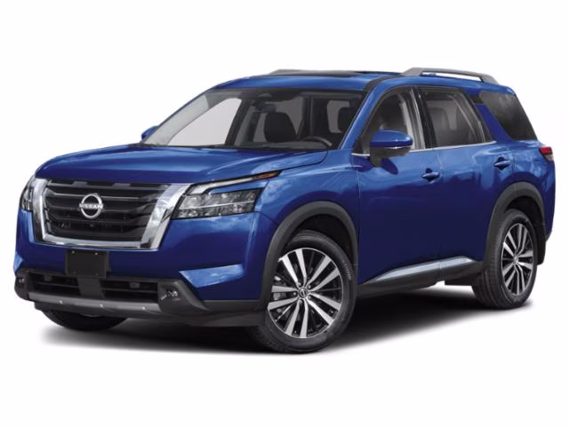 2025 Deep Ocean Blue Pearl Nissan Pathfinder Platinum FWD SUV