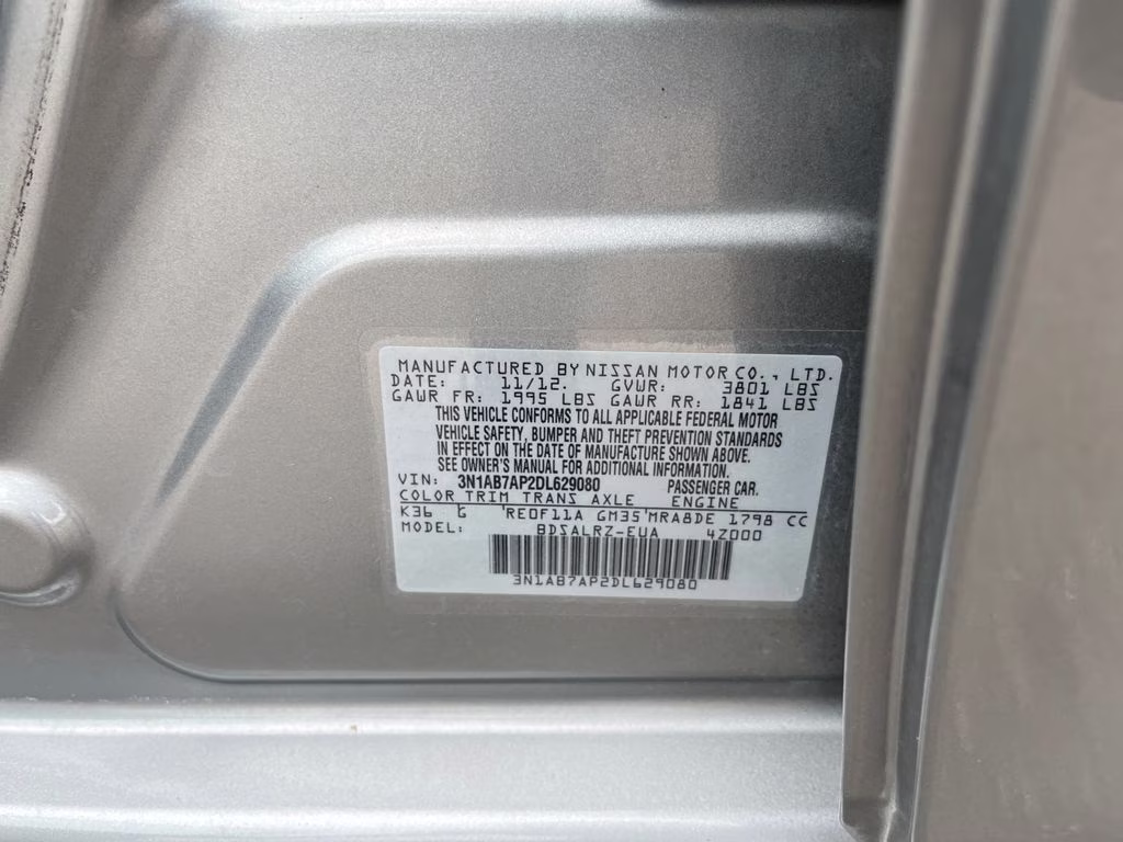 2013 Magnetic Gray Nissan Sentra SR FWD Sedan