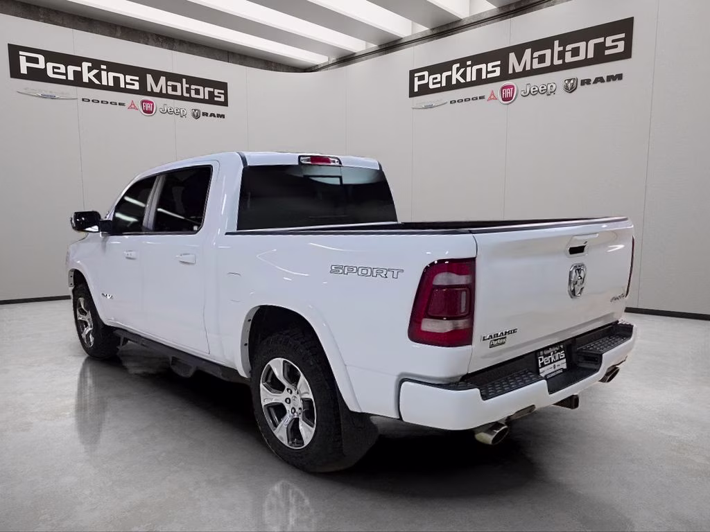 2020 Bright White Clearcoat Ram 1500 Laramie 4X4 Truck