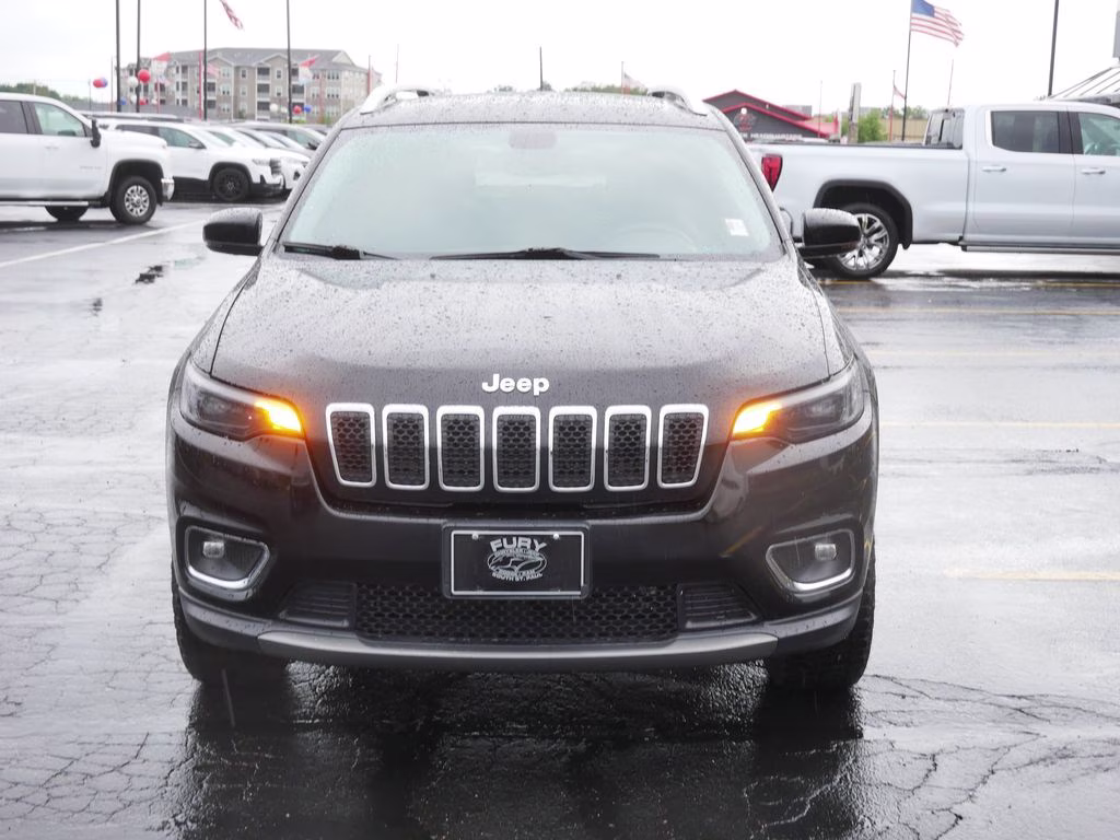 2020 Diamond Black Crystal Pearlcoat Jeep Cherokee Limited 4X4 SUV