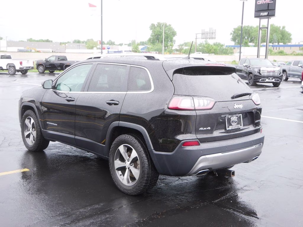2020 Diamond Black Crystal Pearlcoat Jeep Cherokee Limited 4X4 SUV
