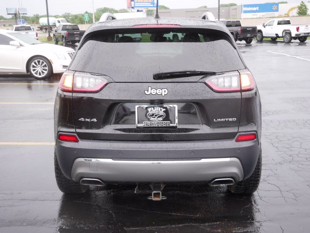 2020 Diamond Black Crystal Pearlcoat Jeep Cherokee Limited 4X4 SUV