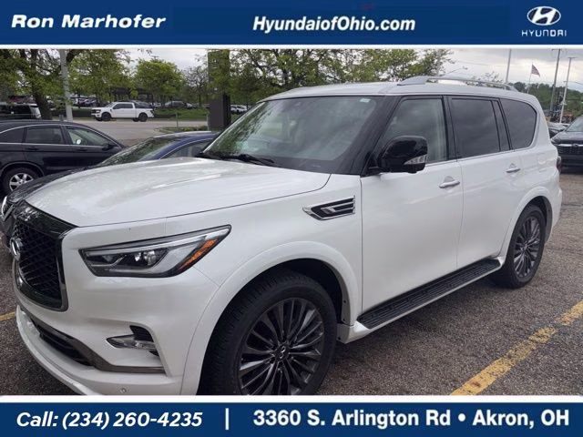 2023 White INFINITI QX80 Premium Select 4X4 SUV
