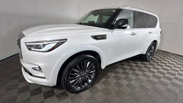 2023 White INFINITI QX80 Premium Select 4X4 SUV
