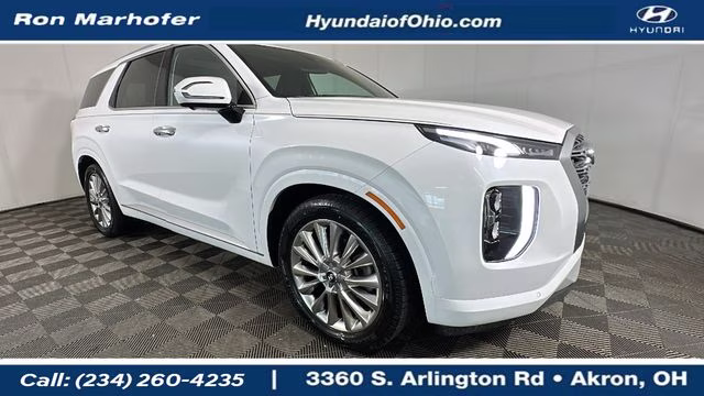2020 Hyper White Hyundai Palisade Limited AWD SUV