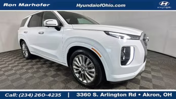 2020 Hyper White Hyundai Palisade Limited AWD SUV