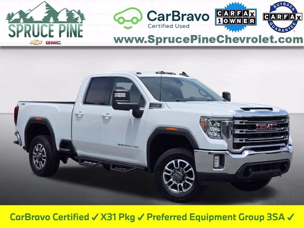 2022 Summit White GMC Sierra 2500HD SLE 4X4 Truck