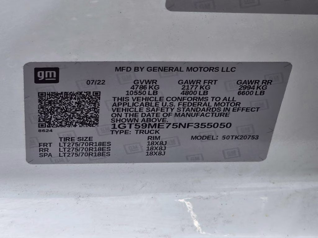 2022 Summit White GMC Sierra 2500HD SLE 4X4 Truck
