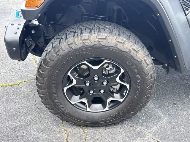 2021 Granite Crystal Metallic Clearcoat Jeep Wrangler 4xe Unlimited Rubicon 4X4 Convertible