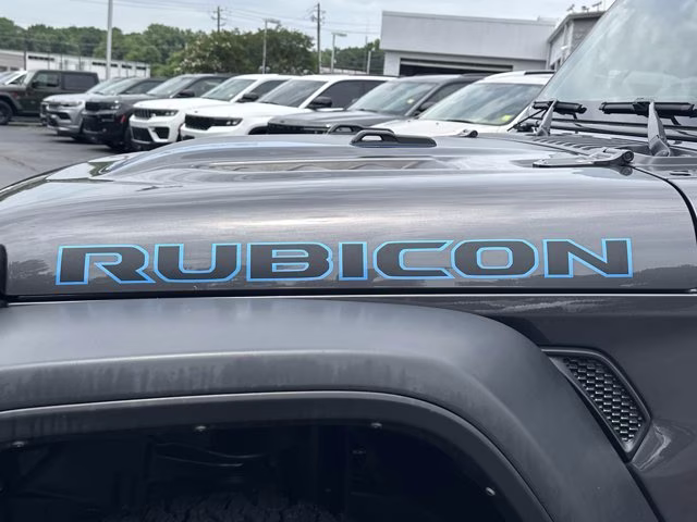 2021 Granite Crystal Metallic Clearcoat Jeep Wrangler 4xe Unlimited Rubicon 4X4 Convertible