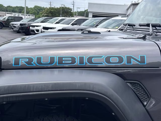 2021 Granite Crystal Metallic Clearcoat Jeep Wrangler 4xe Unlimited Rubicon 4X4 Convertible