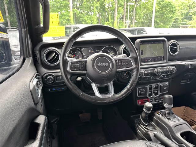2021 Granite Crystal Metallic Clearcoat Jeep Wrangler 4xe Unlimited Rubicon 4X4 Convertible